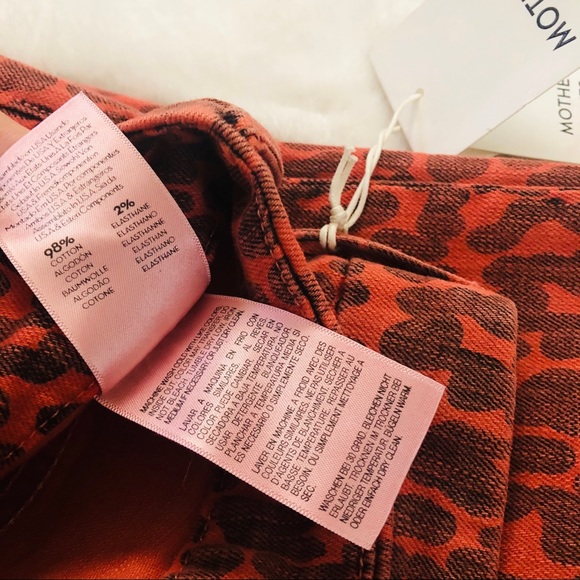 Mother High waisted leopard ankle crop jeans - Picture 4 of 14